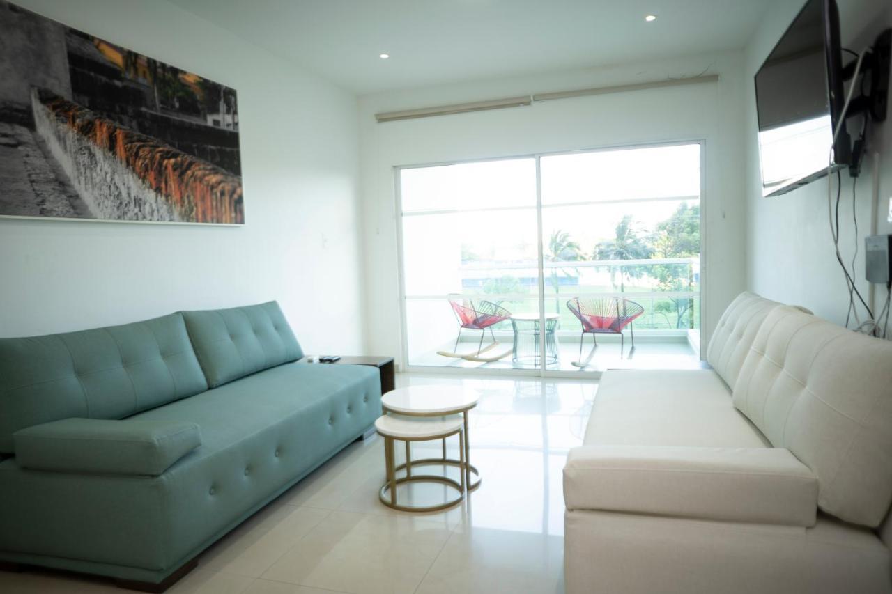 Апартаменты Apartamento En Bocagrande - Edificio Minarete Картахена Экстерьер фото