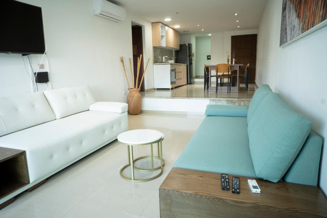 Апартаменты Apartamento En Bocagrande - Edificio Minarete Картахена Экстерьер фото